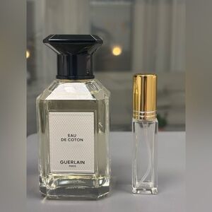 🌿✨ Guerlain Eau de Coton 10ml Decant – Fresh Cotton Clean Scent